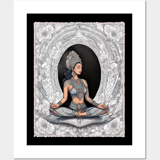 Iyengar Yoga Wall Art by animegirlnft